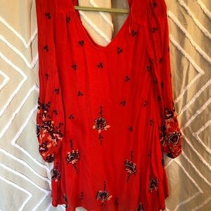 Free People embroidered dress
